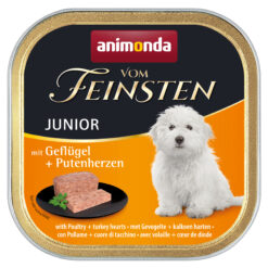 Animonda, Hund,Vom Feinsten Junior m. Geflügel + Putenherzen
