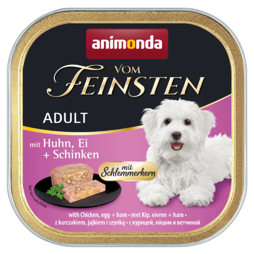 Animonda, chien v.Feinsten poulet,oeuf+jambon 150g / VE 22