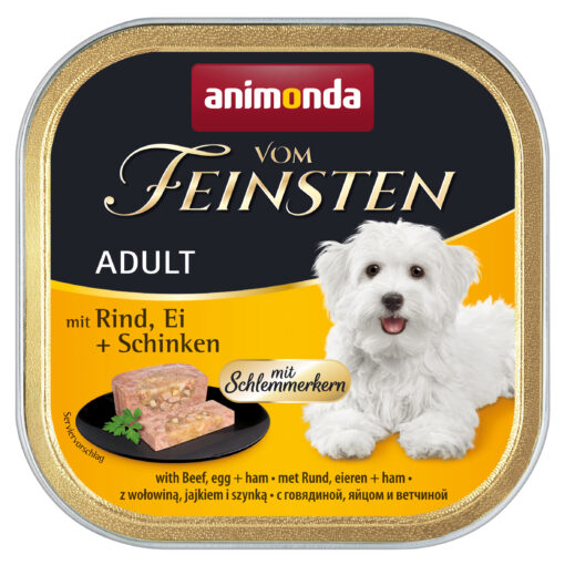 Animonda, Hund, v.Feinsten Kern,mit Rind, Ei+Schinken 150g / VE 22