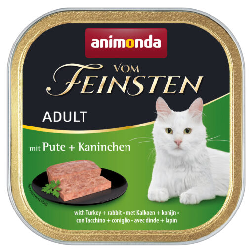 Animonda, Katze,Vom Feinsten Adult, m. Pute+Kaninchen 100g / VE 32