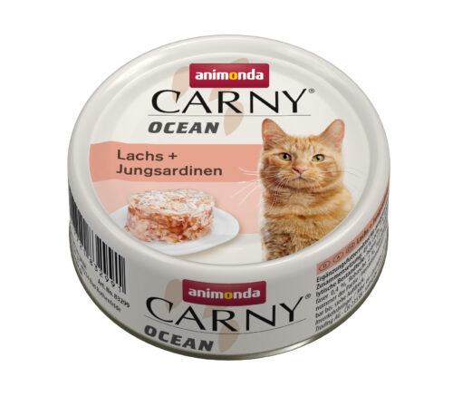 Animonda, Katze CARNY Ocean, mit Lachs+Jungsardinen 80g / VE 12