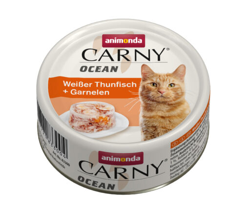 Animonda, Katze CARNY Ocean, Weisser Thunfisch+Garnelen 80g / VE 12