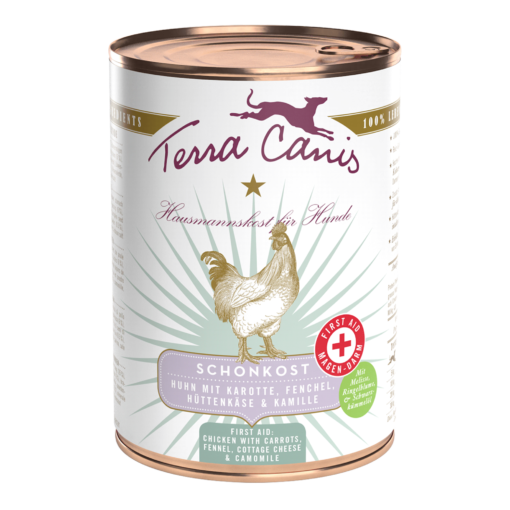 First Aid, poulet av. carrotte, fenouille, cottage+camomille 400g