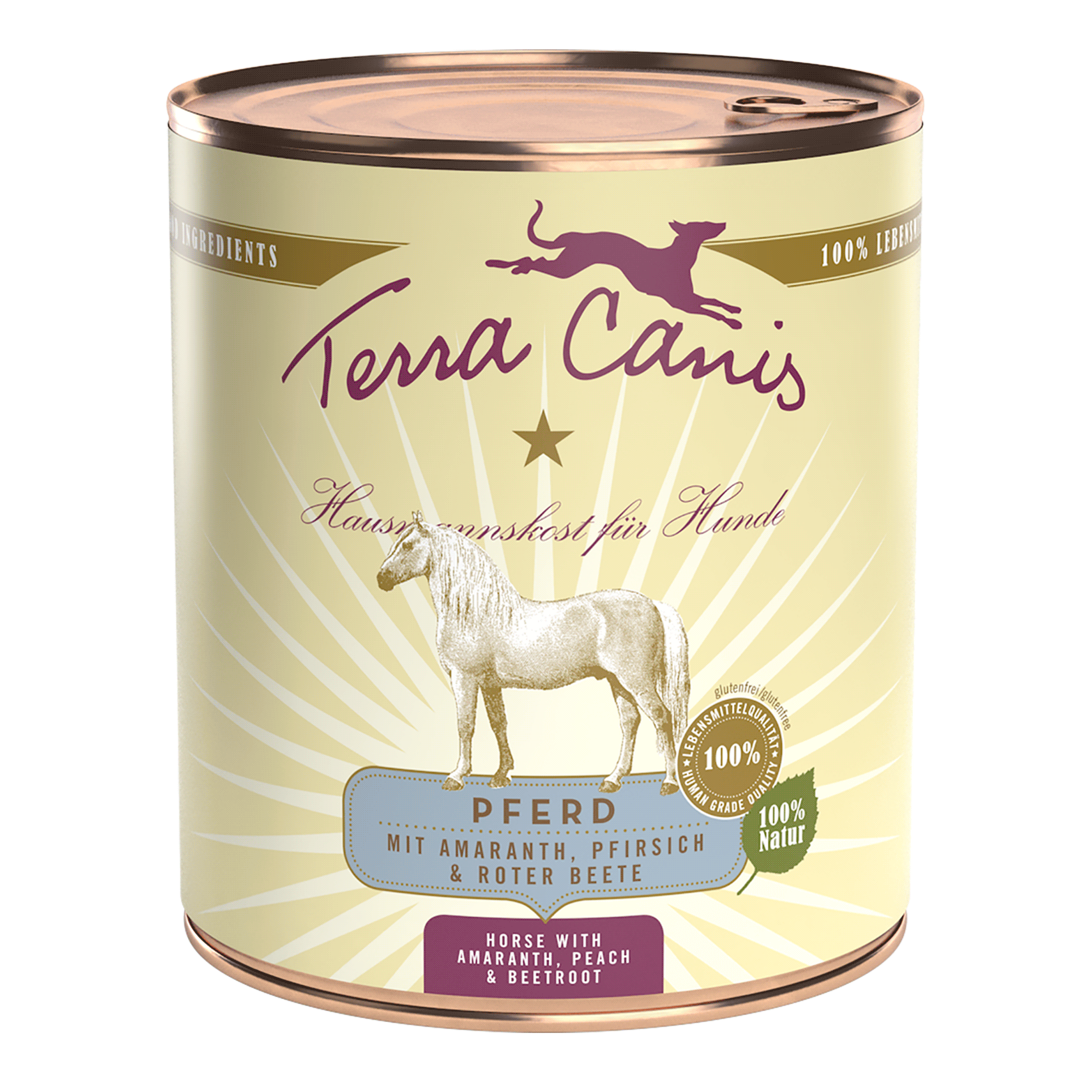 Classic Pferd mit Amaranth, Pfirsich und Roter Beete 800g Classic Pferd mit Amaranth, Pfirsich und Roter Beete 800g