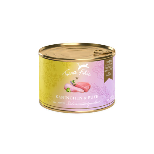 Chat s. céréales lapin+dinde 200g