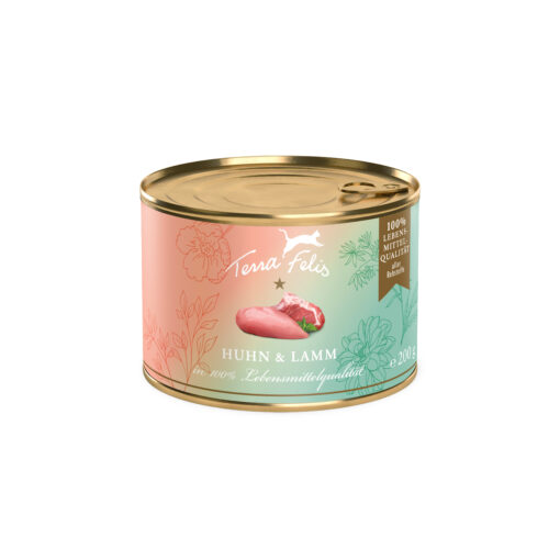Katze getreidefrei Huhn+Lamm 200g