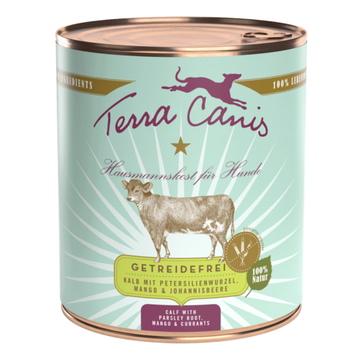 Veau sans céréales a. racines de persil, mangue & groseille 800g