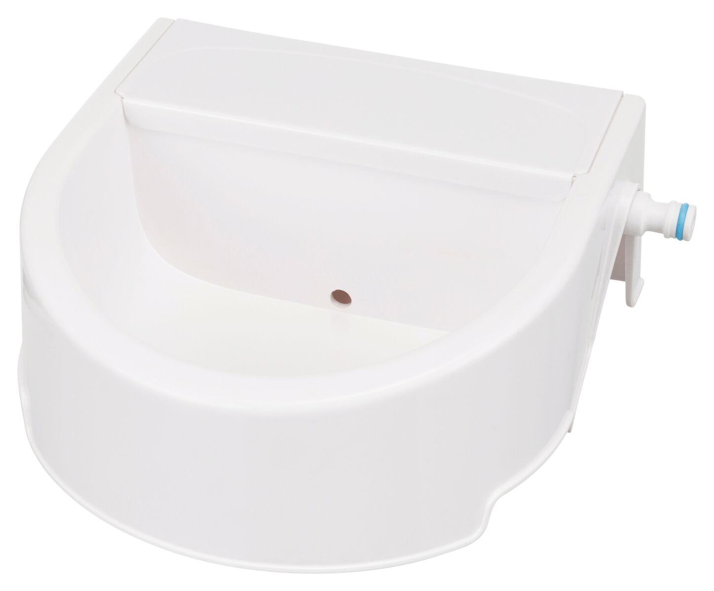 Abreuvoir extérieur automatique, 1,5 l/24 × 10 × 23 cm, blan Abreuvoir extérieur automatique, 1,5 l/24 × 10 × 23 cm, blan