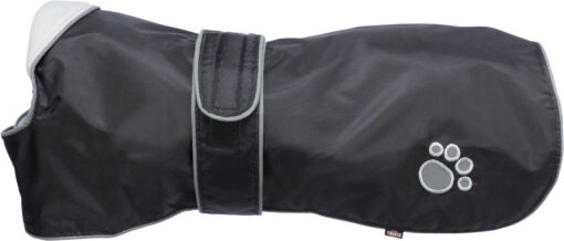 "TCoat Orleans" manteau p. chien noir, réfl. 55cm