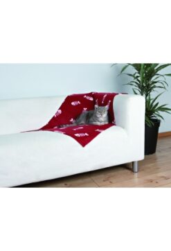 Fleecedecke "Beany",bord. m. Fischgr.