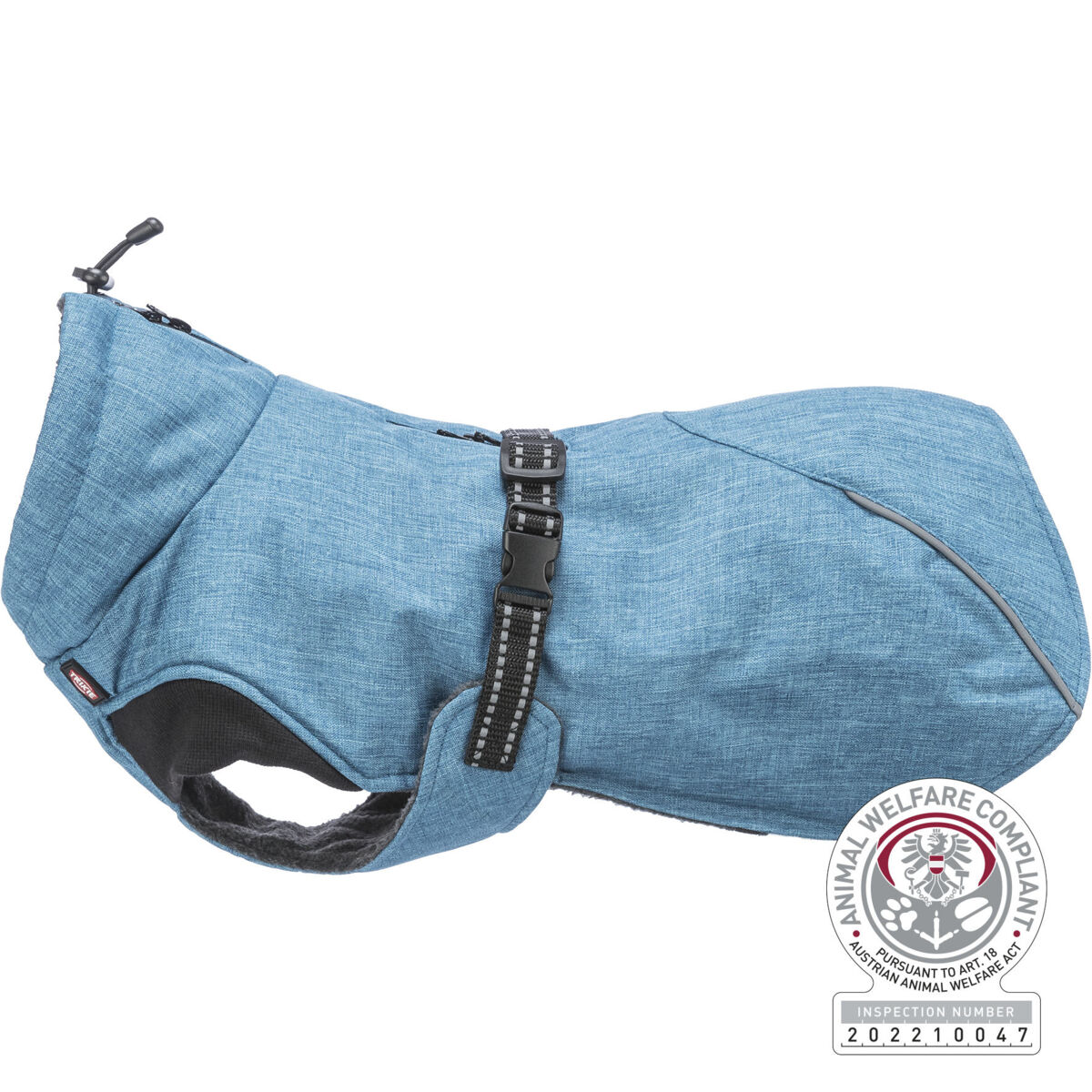 Wintermantel Riom, blau M: 45cm Wintermantel Riom, blau M: 45cm