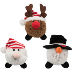 Xmas Ball, en peluche, 18-29cm, produit assorti
