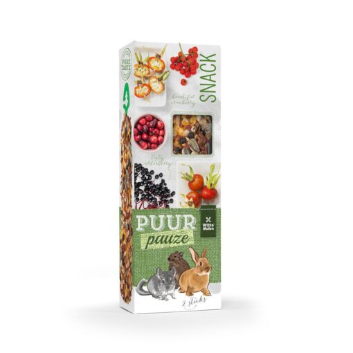 Puur Sticks cranberry/sureau rongeur, 2pcs. 110g