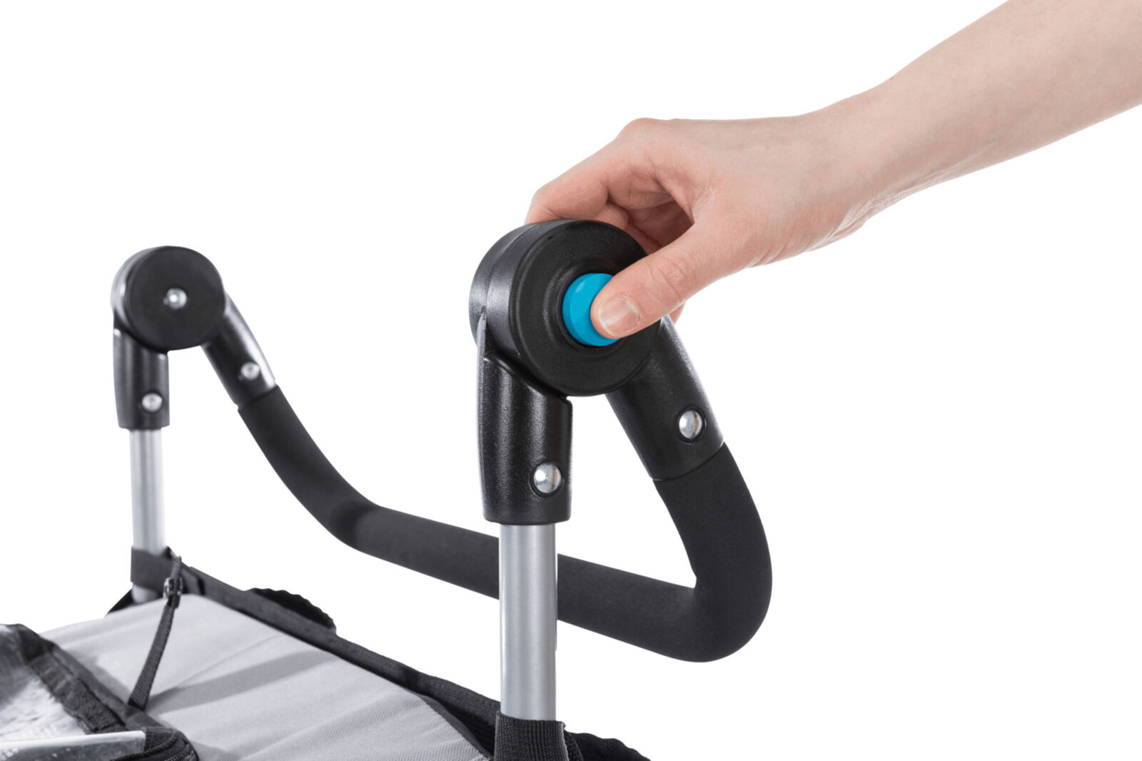 Roulotte de vélo, pliable, L: 74 × 95 × 103/143 cm, gris L: 74×95×103/143 cm, grau Roulotte de vélo, pliable, L: 74 × 95 × 103/143 cm, gris L: 74×95×103/143 cm, grau