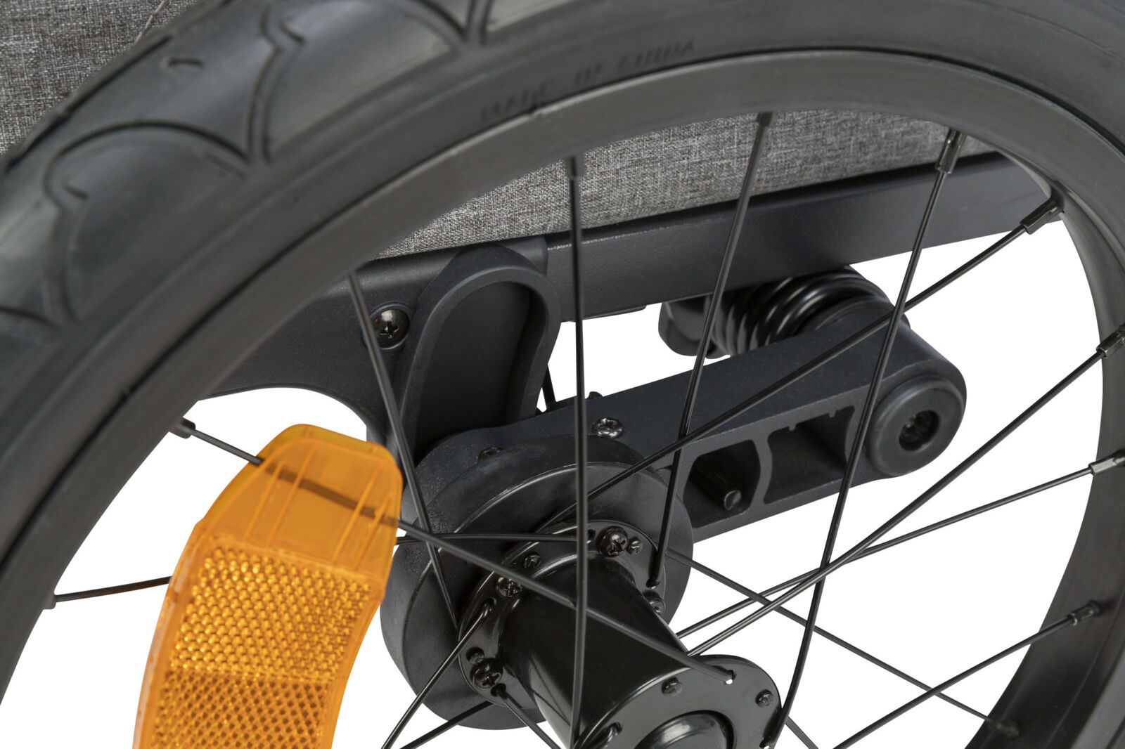 Roulotte de vélo, S: 41,5×59×78/130 cm, gris/sauge Roulotte de vélo, S: 41,5×59×78/130 cm, gris/sauge