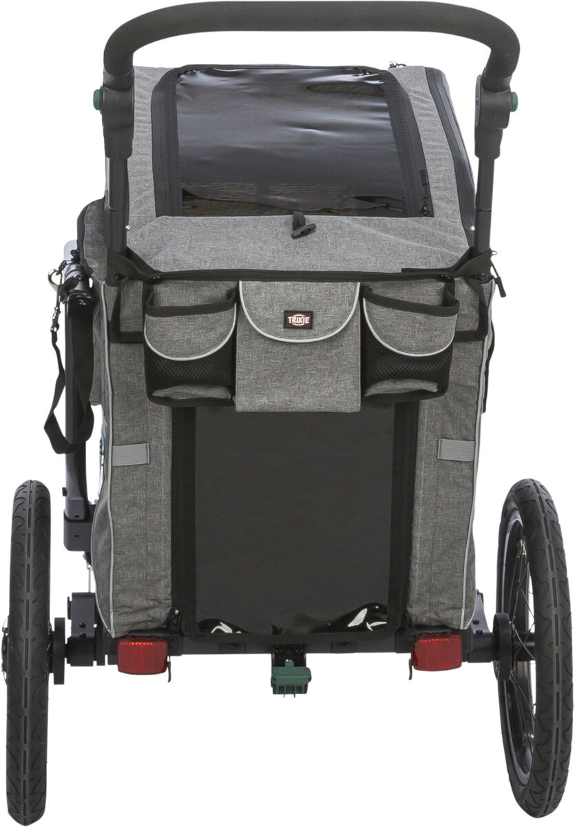 Roulotte de vélo, S: 41,5×59×78/130 cm, gris/sauge Roulotte de vélo, S: 41,5×59×78/130 cm, gris/sauge
