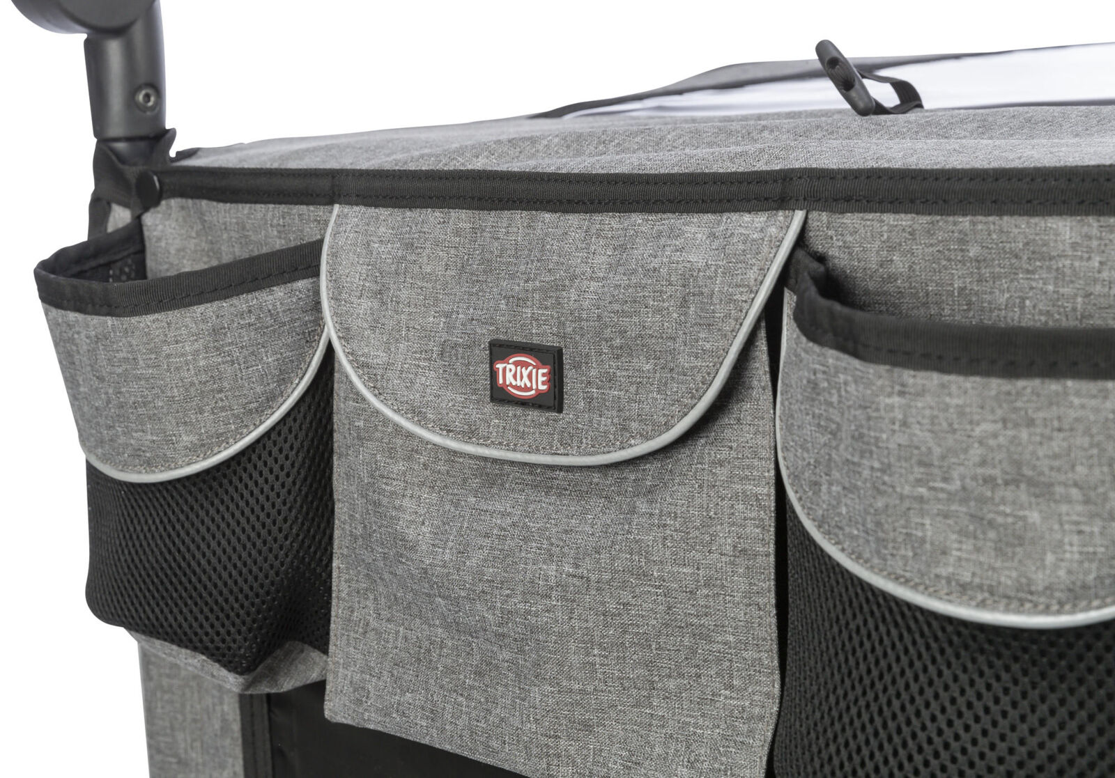 Roulotte de vélo, S: 41,5×59×78/130 cm, gris/sauge Roulotte de vélo, S: 41,5×59×78/130 cm, gris/sauge