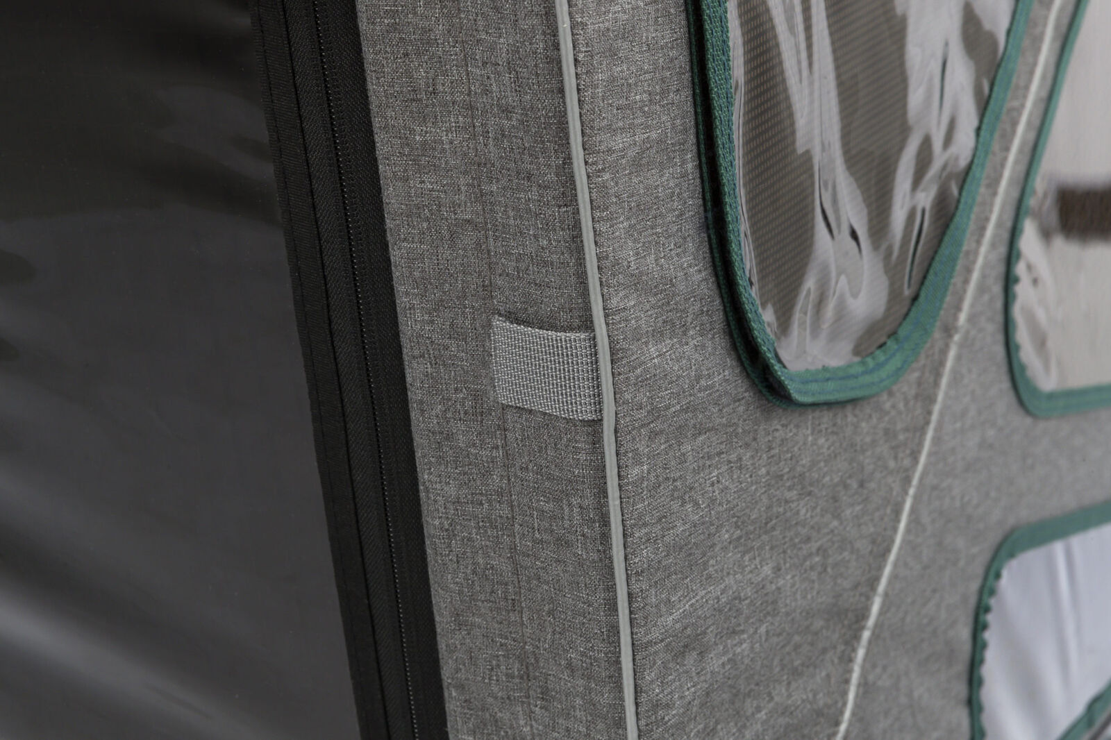 Roulotte de vélo, S: 41,5×59×78/130 cm, gris/sauge Roulotte de vélo, S: 41,5×59×78/130 cm, gris/sauge