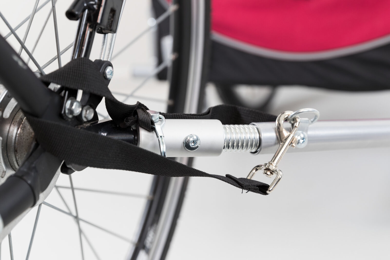 Roulotte de vélo, noir/rouge M: 63×68×75/137 cm Roulotte de vélo, noir/rouge M: 63×68×75/137 cm