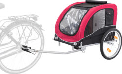Alternative view of Fahrrad-Anhänger, schwarz/rot