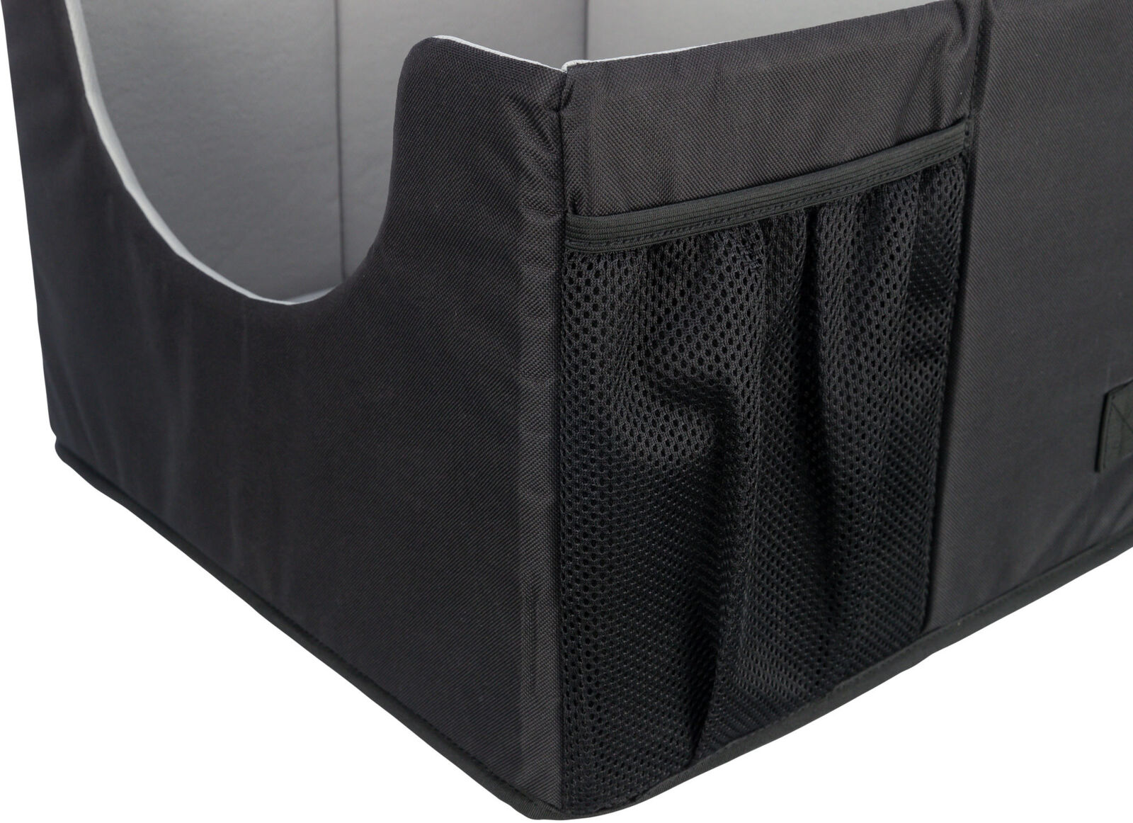 Autositz, 45×28×40cm, schwarz/grau Autositz, 45×28×40cm, schwarz/grau