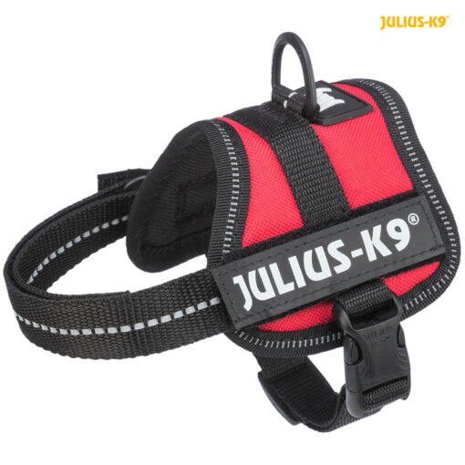 Harnais Power Julius-K9, Baby 1/XS,rouge 30-40cm,1/XS