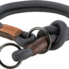 BE NORDIC collier semi-étrangleur, M: 45 cm/ø 8 mm, gris fon