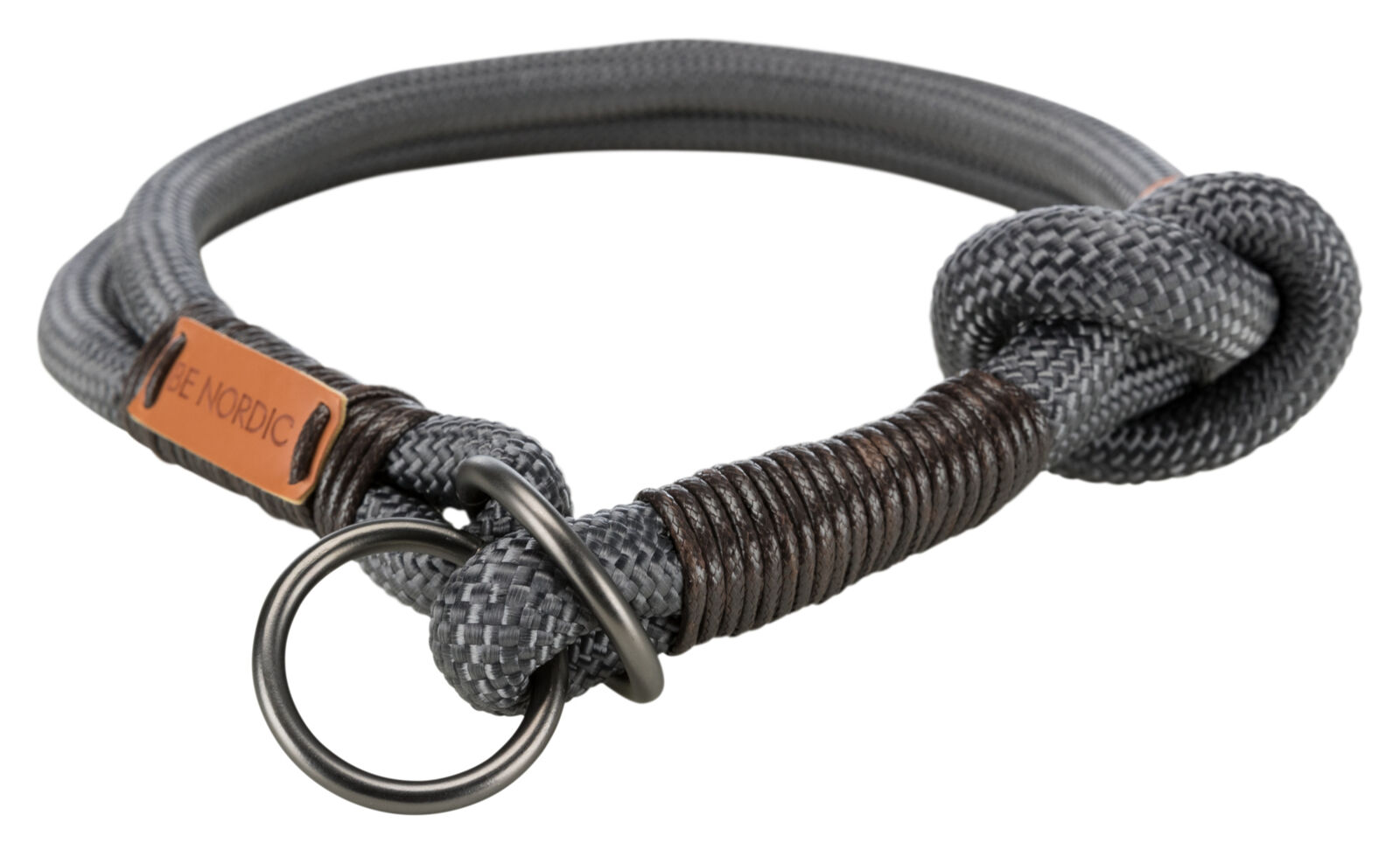 BE NORDIC collier semi-étrangleur, L-XL: 55 cm/ø 13 mm, gris BE NORDIC collier semi-étrangleur, L-XL: 55 cm/ø 13 mm, gris