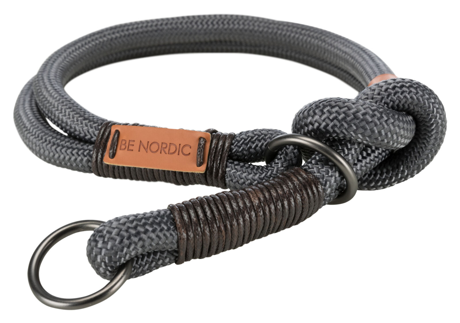 BE NORDIC collier semi-étrangleur, L-XL: 55 cm/ø 13 mm, gris BE NORDIC collier semi-étrangleur, L-XL: 55 cm/ø 13 mm, gris
