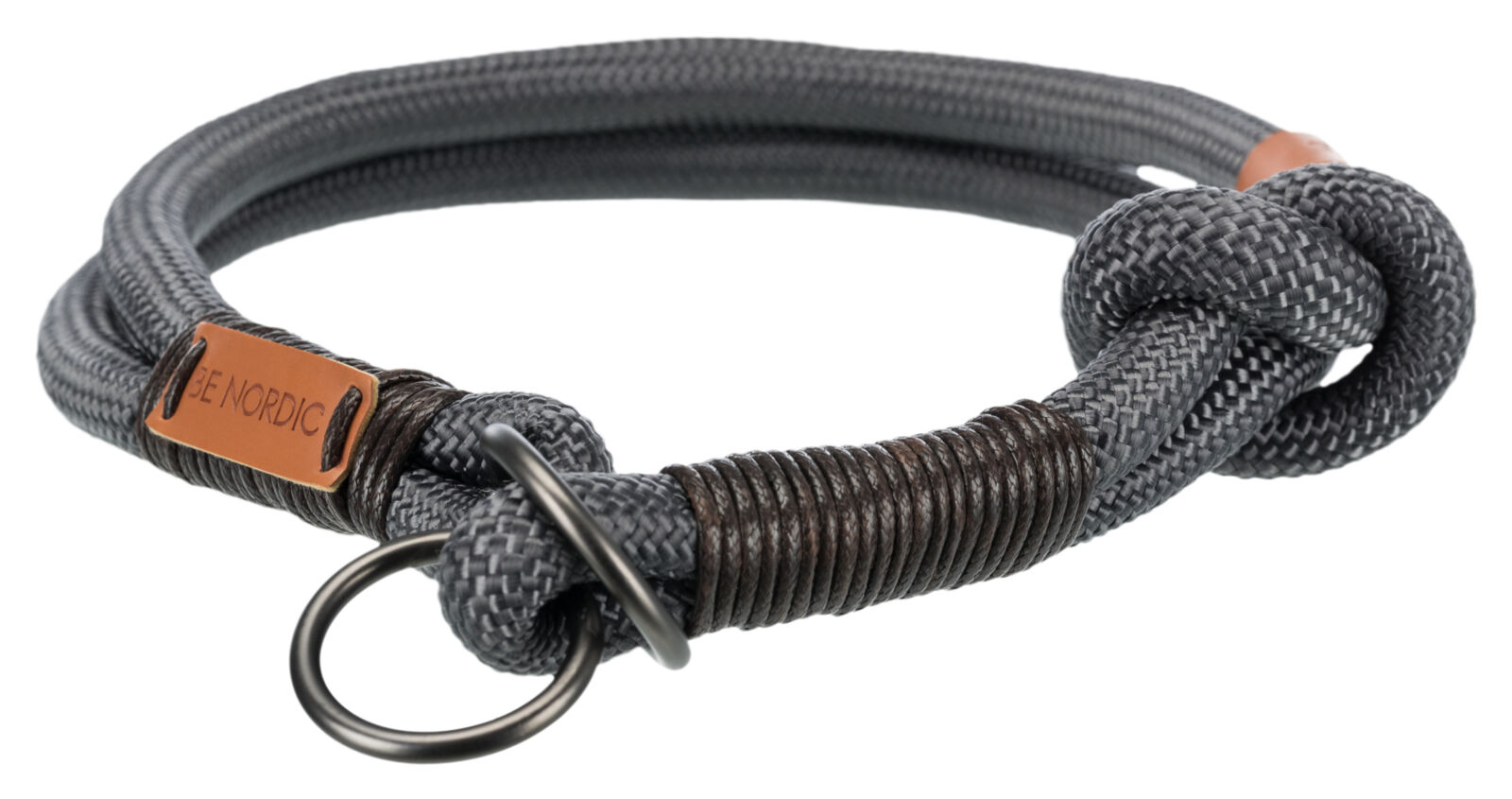 BE NORDIC collier semi-étrangleur, L-XL: 55 cm/ø 13 mm, gris BE NORDIC collier semi-étrangleur, L-XL: 55 cm/ø 13 mm, gris