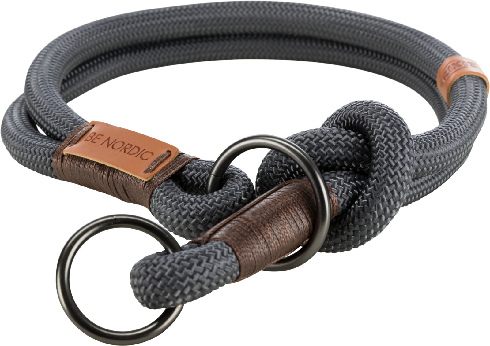 BE NORDIC collier semi-étrangleur, L-XL: 55 cm/ø 13 mm, gris BE NORDIC collier semi-étrangleur, L-XL: 55 cm/ø 13 mm, gris