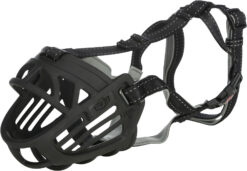 Alternative view of Muselière Muzzle Flex, silicone, M, noir