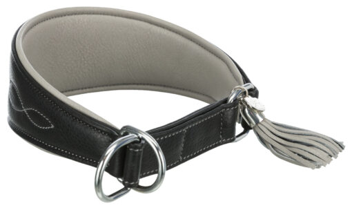 Active collier Comfort pour lévriers, en cuir, S-M: 33-42cm/ S-M: 33-42cm/6