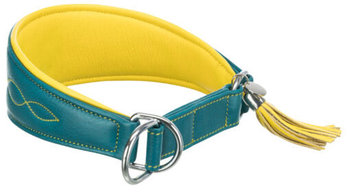 Active collier Comfort pour lévriers, en cuir, S-M: 33-42cm/ S-M: 33-42cm/6
