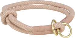 Soft Rope collier semi-étrangleur, ose/rose clair