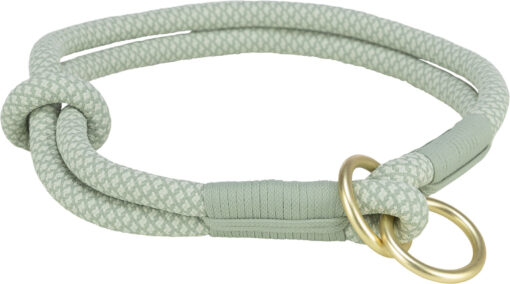 Soft Rope collier semi-étrangleur, sauge/menthe L: 50 cm/ø 13 mm
