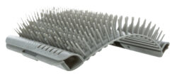 Alternative view of Brosse de massage d'angle, chat, 8×13cm, gris
