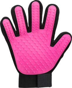 Alternative view of Fellpflege-Handschuh, Mesh-Material/TPR, 16 × 24 cm, pink/s