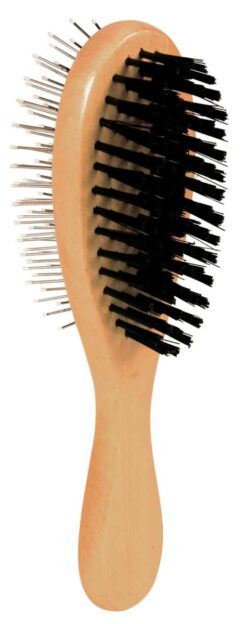 Brosse double,bois petit,22x5.5cm