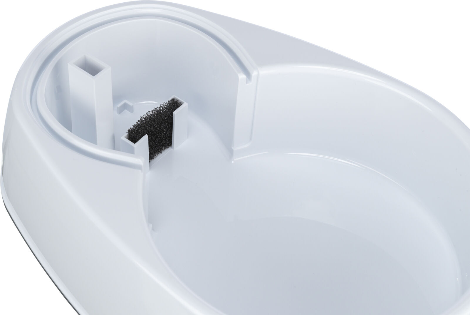 Trinkbrunnen Curved Stream, Kunststoff, 2,5 l/25 × 24,5 × Trinkbrunnen Curved Stream, Kunststoff, 2,5 l/25 × 24,5 ×