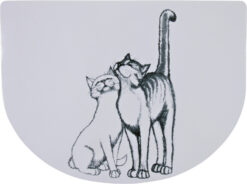 Tischset Schmusekatzen,weiss