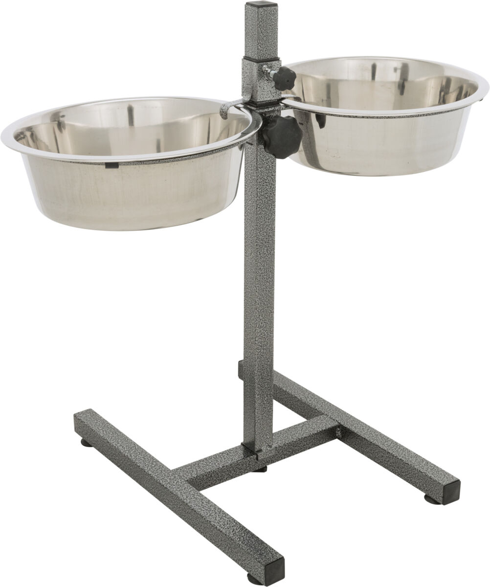 Bar p.chien avec 2 mangeoires 2,8 l Bar p.chien avec 2 mangeoires 2,8 l
