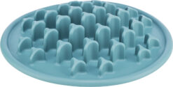 Alternative view of Slow Feeding set de table Pillars, en TPE, ø 35 cm, bleu