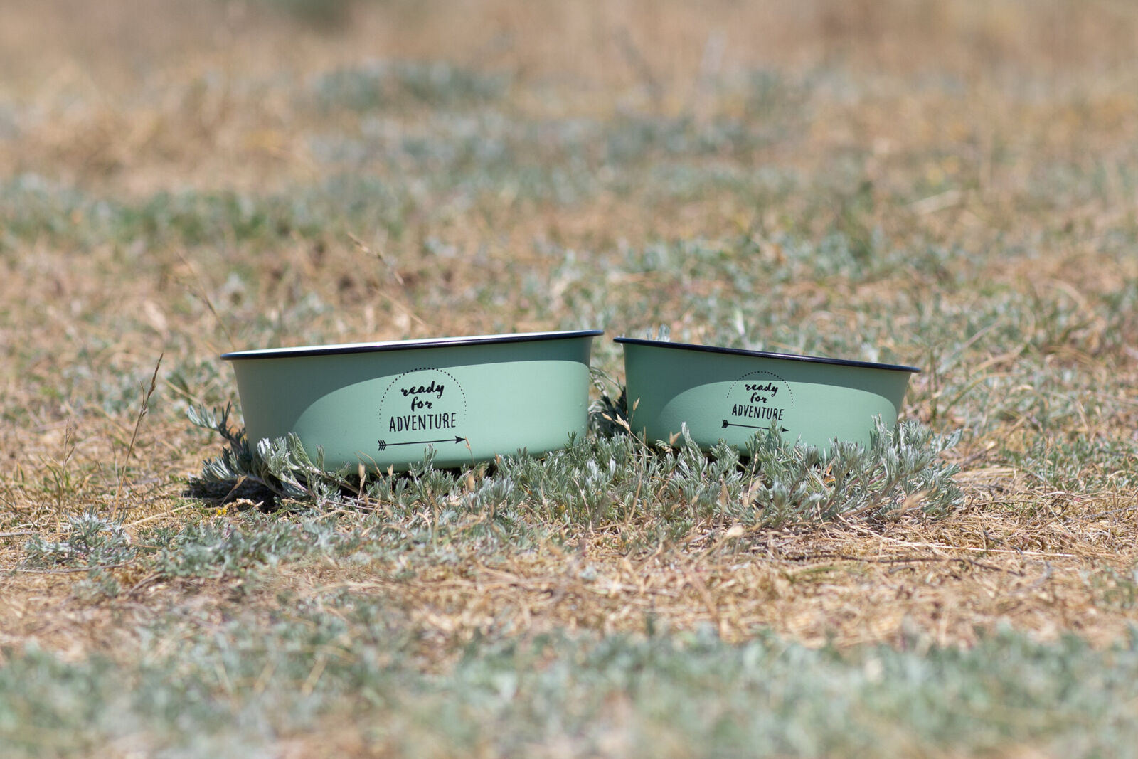 Napf, Emaille/Edelstahl, grün 0,9l/ø17cm Napf, Emaille/Edelstahl, grün 0,9l/ø17cm