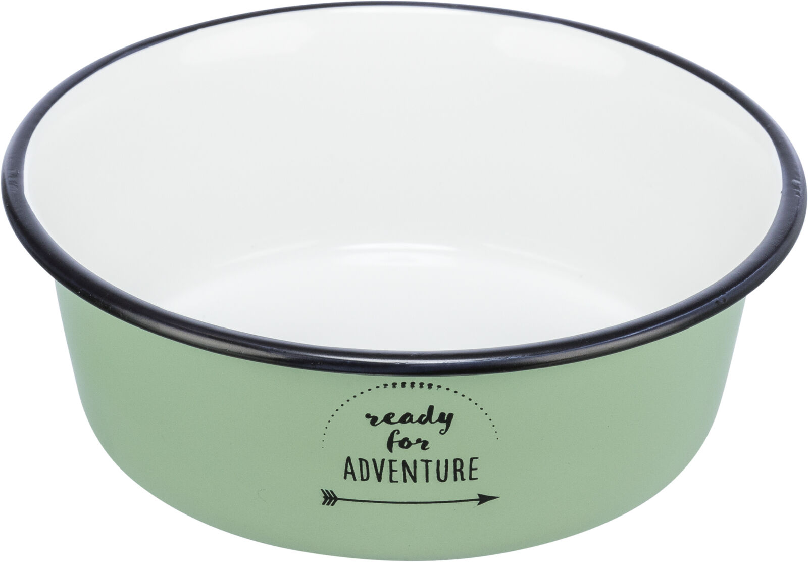 Napf, Emaille/Edelstahl, grün 0,9l/ø17cm Napf, Emaille/Edelstahl, grün 0,9l/ø17cm