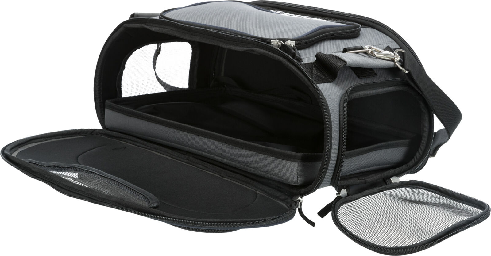 Sac pour avion Wings, 28×23×46cm, gris/bleu Sac pour avion Wings, 28×23×46cm, gris/bleu