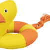 Aqua Toy canard sur corde, en tissu, 20cm/36cm
