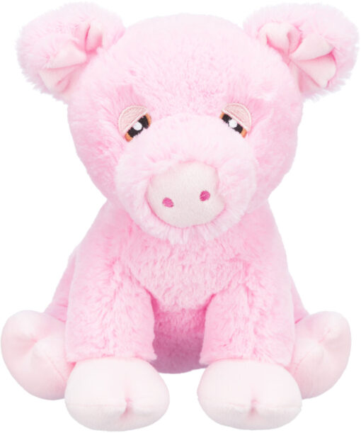 Be Eco Petit cochon Edison, en peluche recyclé, 24 cm