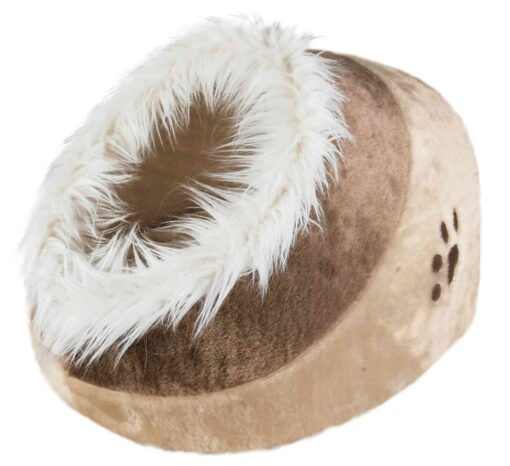 Kuschelhöhle "Minou",beige-br. 41x42x26cm