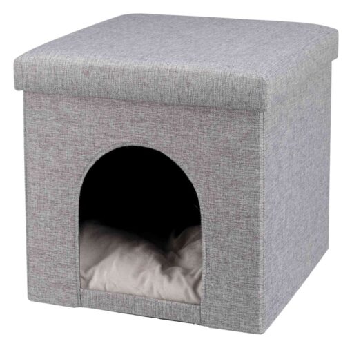 Kuschelhöhle Alois, 38×40×38cm, grau